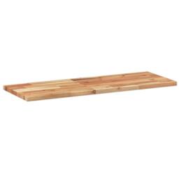 Berkfield Home Table Top Rectangular 100x30x2 cm Solid Wood Acacia in Brown - Size: 100 x 30 x 2 cm - thumbnail 7