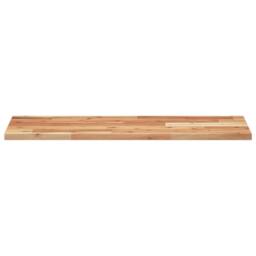 Berkfield Home Table Top Rectangular 100x30x2 cm Solid Wood Acacia in Brown - Size: 100 x 30 x 2 cm - thumbnail 4