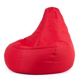 icon Recliner Indoor Outdoor Navy Blue Bean Bag Chair Pack of 2 in Red - thumbnail 2