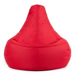 icon Recliner Indoor Outdoor Navy Blue Bean Bag Chair Pack of 2 in Red - thumbnail 3