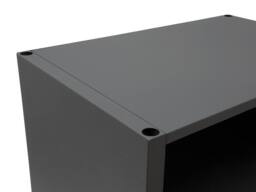 OKO Bio Ethanol Fires OKO S3/S4 Bio Ethanol Stove Log Store in Charcoal Grey - thumbnail 3
