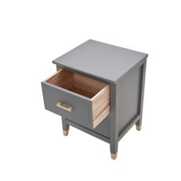 Cabinet Bits Palazzi 2 Drawer Bedside Table in Mid Grey - thumbnail 5