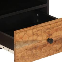 Berkfield Home Beautiful Coffee Table 80x54x40 cm Solid Wood Acacia in Brown - Size: 80 x 54 x 40 cm - thumbnail 9