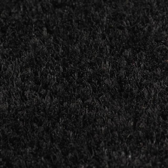 Berkfield Home Durable Door Mats 5 pcs Black 40x60 cm Tufted Coir - image 1