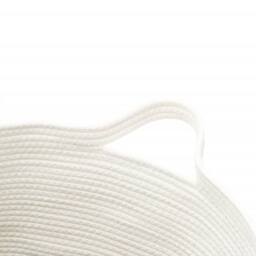 Berkfield Home Storage Basket Grey & White √ò49x65 cm Cotton - Size: 49x65 cm - thumbnail 6