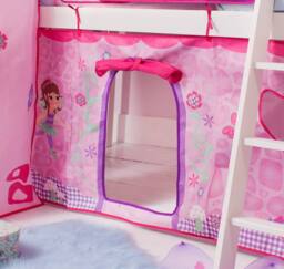 Nöa and Nani Moro Cabin Bed Midsleeper with Fairies Tent in White - Size: Single - thumbnail 3