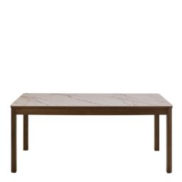 Furniture To Go Southampton Dining Table in Cream Ceramic 180x75cm - Size: 180x75 cm - thumbnail 2