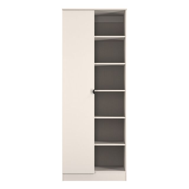 Ready Assembled 2 U Norway Tall 2 Door 1 Drawer Robe (Ready Assembled) in Taupe - Size: Large - image 1