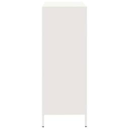 Berkfield Home Highboard White 68x39x101.5 cm Steel - thumbnail 6