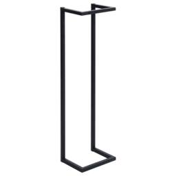 Berkfield Home Towel Rack Black 25x20x95 cm Iron - Size: 25 x 20 x 95 cm - thumbnail 5