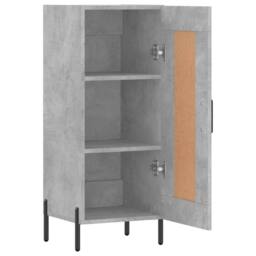 Berkfield Home Sideboard Concrete Grey 34.5x34x90 cm Engineered Wood - thumbnail 6