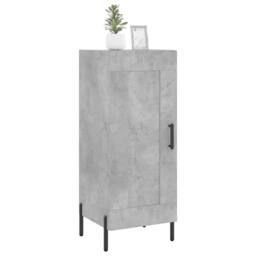 Berkfield Home Sideboard Concrete Grey 34.5x34x90 cm Engineered Wood - thumbnail 3