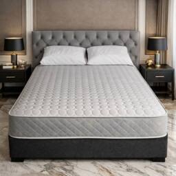 Chester & Oakley Supportive Memory Foam Open Coil Mattress - 10 INCH in White - Size: Small Single - thumbnail 2