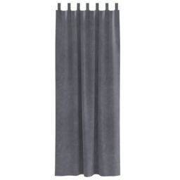 Berkfield Home Blackout Curtains with Hanging Loops 2 pcs Super Light Grey Velvet - thumbnail 4