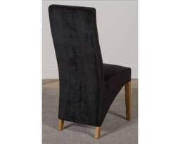 Thats Furniture Oslo 90 x 90 cm Oak Small Dining Table & 4 Lola Fabric Chairs in Black - thumbnail 7