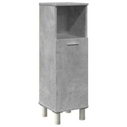 Berkfield Home Bathroom Cabinet Concrete Grey 30x30x95 cm Engineered Wood - Size: 30 x 30 x 95 cm - thumbnail 2