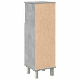 Berkfield Home Bathroom Cabinet Concrete Grey 30x30x95 cm Engineered Wood - Size: 30 x 30 x 95 cm - thumbnail 6