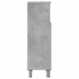 Berkfield Home Bathroom Cabinet Concrete Grey 30x30x95 cm Engineered Wood - Size: 30 x 30 x 95 cm - thumbnail 5