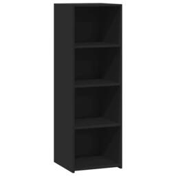 Berkfield Home Highboard Black 40x41x124 cm Engineered Wood - Size: 40 x 41 x 124 cm - thumbnail 2