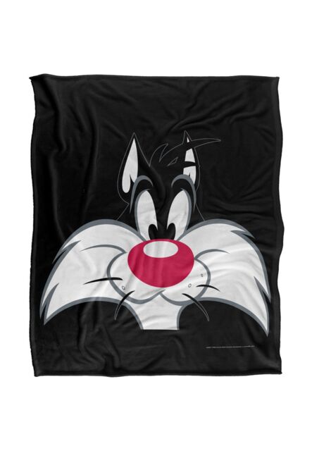 Warner Brothers Looney Tunes Officially Licensed Silky Touch Super Soft Throw Blanket 152 x 127 cm in White - image 1