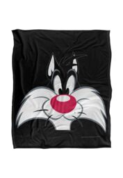 Warner Brothers Looney Tunes Officially Licensed Silky Touch Super Soft Throw Blanket 152 x 127 cm in White - thumbnail 1