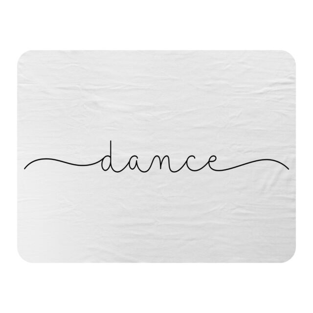 Benjamin Tate Design Text Dance Designer Blanket in Natural - Size: 120 cm x 150 cm - image 1