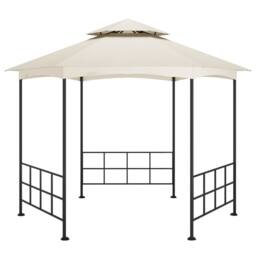 Berkfield Home Gazebo with Sidewalls 3.1x2.7 m Cream in Beige - thumbnail 4