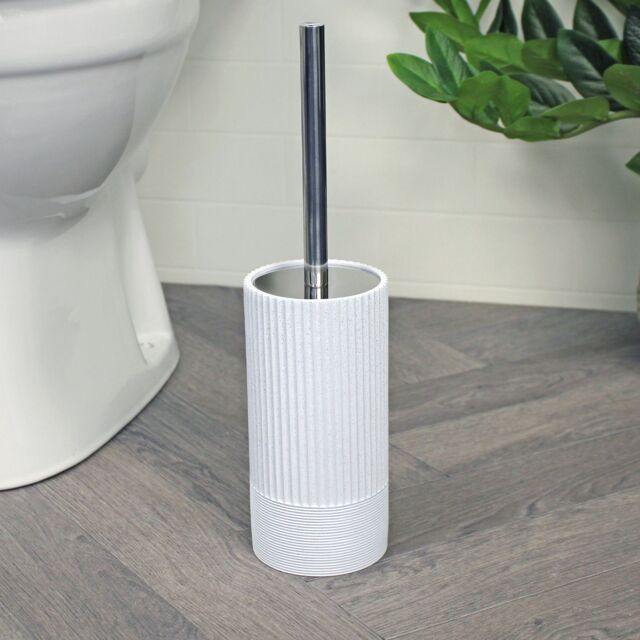 Showerdrape Tranquil Pale Blue Toilet Brush & Holder in Light Blue - image 1