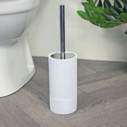 Showerdrape Tranquil Pale Blue Toilet Brush & Holder in Light Blue