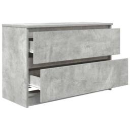 Berkfield Home TV Cabinet Concrete Grey 80x35x54 cm Engineered Wood - Size: 80 x 35 x 54 cm - thumbnail 5