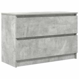 Berkfield Home TV Cabinet Concrete Grey 80x35x54 cm Engineered Wood - Size: 80 x 35 x 54 cm - thumbnail 3