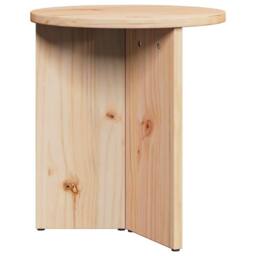 Berkfield Home Coffee Table Set 2 pcs Natural Solid pine wood in Light Brown - thumbnail 5
