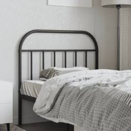 Berkfield Home Metal Headboard Black 107 cm - thumbnail 3