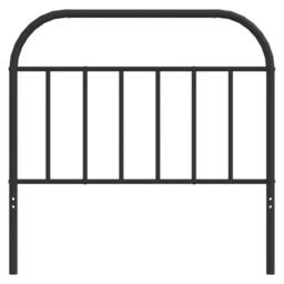 Berkfield Home Metal Headboard Black 107 cm - thumbnail 4