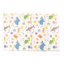 KandyToys Foldable Waterproof Baby Play Mat 120x90cm in White - Size: 120x90 cm - thumbnail 1