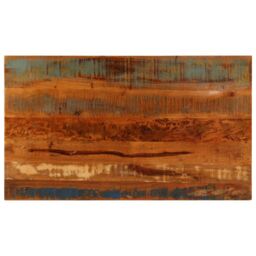 Berkfield Home Coffee Table with Shelf 100x60x35 cm Solid Reclaimed Wood in Brown - Size: 100 x 60 x 35 cm - thumbnail 4