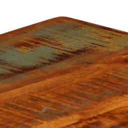 Berkfield Home Coffee Table with Shelf 100x60x35 cm Solid Reclaimed Wood in Brown - Size: 100 x 60 x 35 cm - thumbnail 6