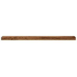 Berkfield Home Wall Shelves 4 pcs Old Wood 40x10x1.5 cm Engineered Wood in Brown - thumbnail 5