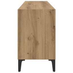 Berkfield Home TV Stand Artisan Oak Engineered wood, Metal Medium TV Stand in Brown - thumbnail 6