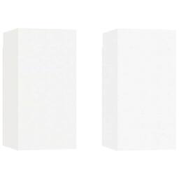 Berkfield Home TV Cabinets 2 pcs White 30.5x30x60 cm Engineered Wood - thumbnail 1