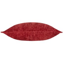 Evans Lichfield Buxton Chenille Reversible Rectangular Cushion in Red - Size: 30 cm x 50 cm - thumbnail 2