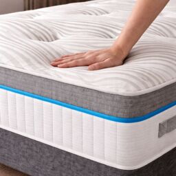 Sloomy Tranquillity Cool Gel Hybrid Pocket Spring in Grey - Size: Super King - thumbnail 7