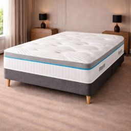 Sloomy Tranquillity Cool Gel Hybrid Pocket Spring in Grey - Size: Super King - thumbnail 9
