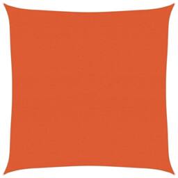 Berkfield Home Sunshade Sail 160 g/m¬≤ Square Orange 4x4 m HDPE - thumbnail 3
