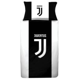 Juventus Fc Duvet Cover Set in Black - Size: Single - thumbnail 1