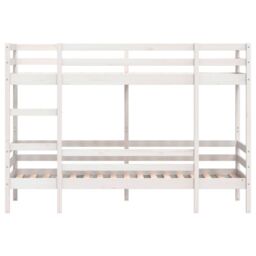 Berkfield Home Bunk Bed without Mattress White 90x190 cm Single Solid Wood Pine - thumbnail 5