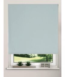 New Edge Blinds Thermal Blackout Roller Blinds 175cm Drop x Width 60cm Duck Egg Blue - Size: 115 cm width x 175 cm drop - thumbnail 1