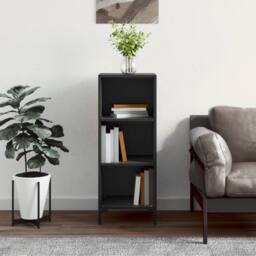 Berkfield Home Sideboard Black 34.5x32.5x90 cm Engineered Wood - thumbnail 2