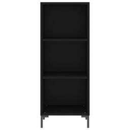 Berkfield Home Sideboard Black 34.5x32.5x90 cm Engineered Wood - thumbnail 4