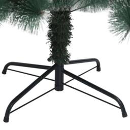 Berkfield Home Elegant Artificial Pre-lit Christmas Tree with Stand Green 180 cm PET - thumbnail 7
